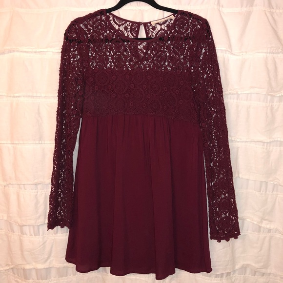 VICI Lace Sleeve Boho Dress - Picture 3 of 5